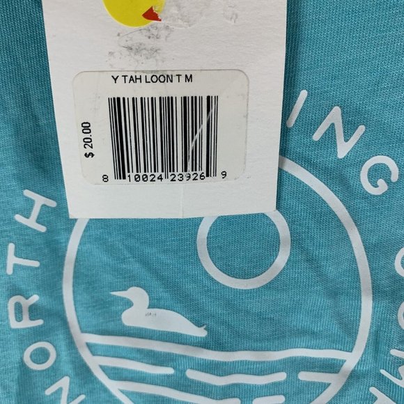 Up North Trading Company T-Shirt Girls‎ Medium Aqua Polyester Short Sleeve 7071 - Picture 3 of 8